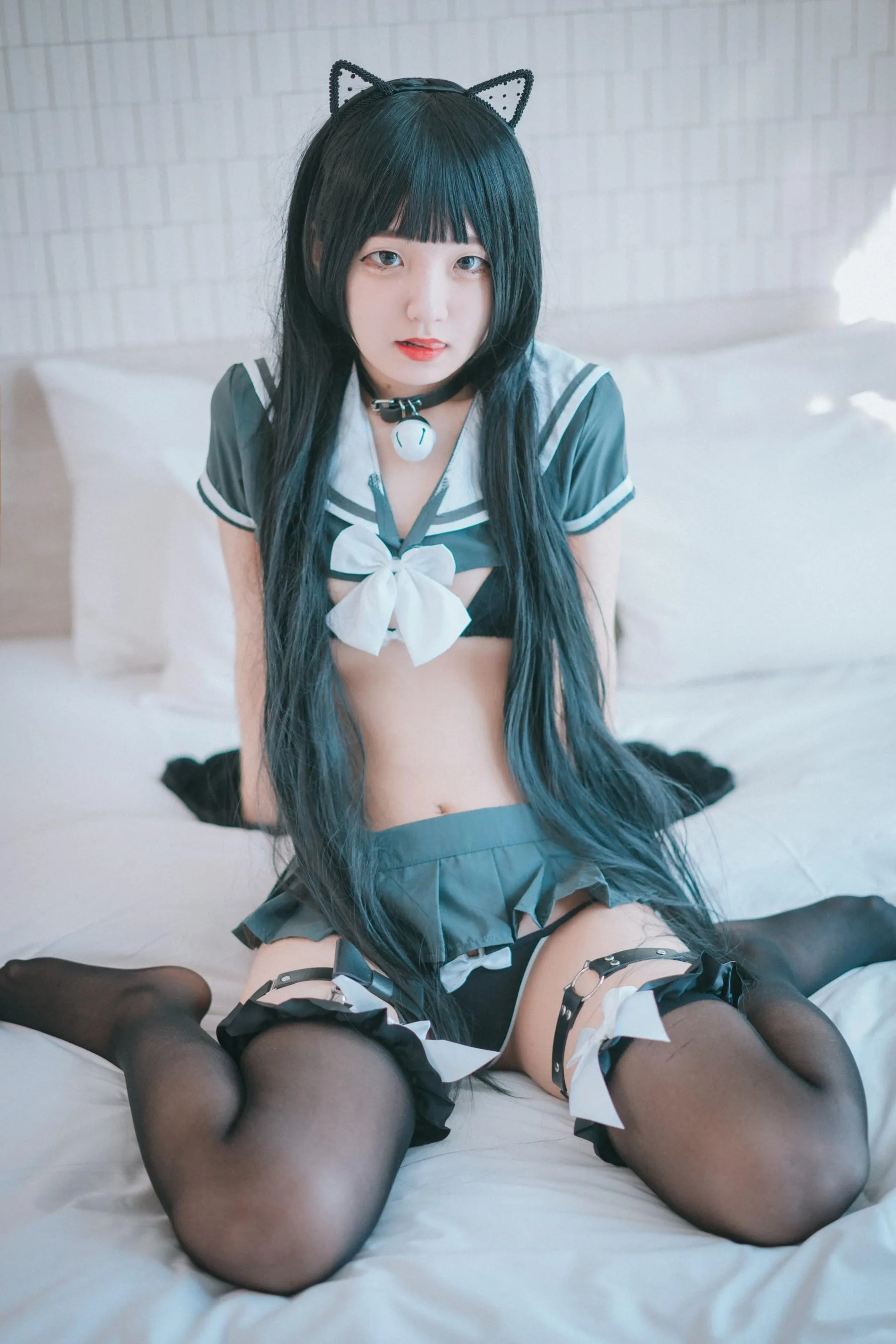 Jenny 정제니 – NO.43 [DJAWA] Katzenmädchen in Schuluniform [42P]插图1